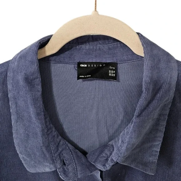 ASOS Curve Purple Long Sleeve Dress - Picture 5 of 9